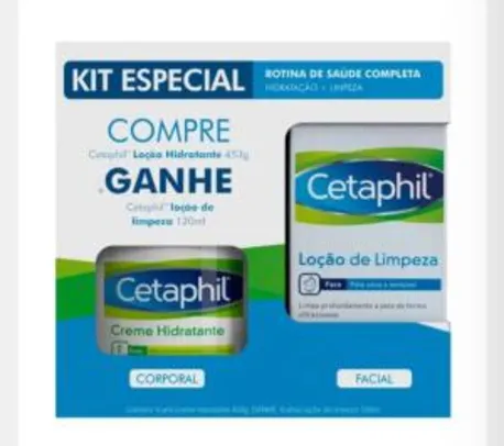 Kit Cetaphil Creme Hidratante Corporal - R$136
