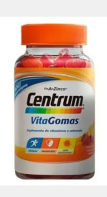 2 por 1 - Suplemento Vitamínico Centrum Vitagomas Sabor Mix de Frutas 60 Gomas | R$85