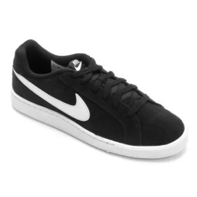 Tênis Nike Court Royale Suede - Preto e Branco R$127