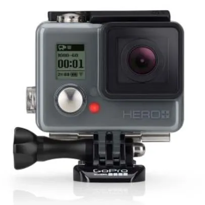 Câmera GoPro Hero Plus CHDHC-101-LA - 8MP, Wi-Fi, Bluetooth e Vídeo Full HD - R$699