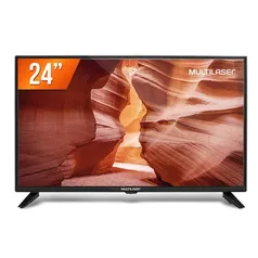 TV Multilaser 24" HD Entrada USB VGA+ Conversor Digital Tl016 R$ 580