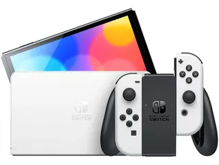 Nintendo Switch OLED 64GB Branco 2 Controles