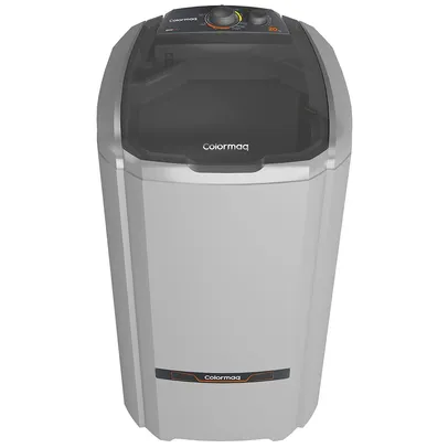 Lavadora de Roupas Semiautomática Colormaq 20kg LCS 20 com 6 Programas de Lavagem e Reúso de Água - Prata - 110v