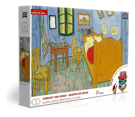 Quebra Cabeça 2000 peças, Van Gogh Quarto Em Arles - Game Office