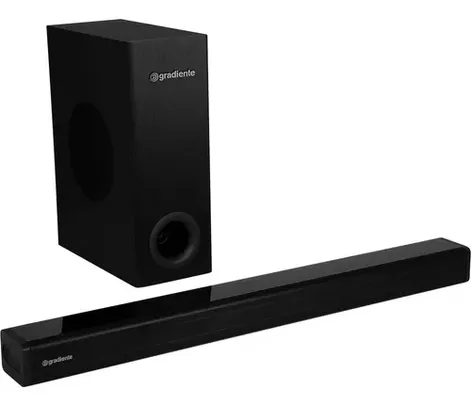 Soundbar Gradiente Home Cinema Emotion 2.1 Canais Gsb6m-biv