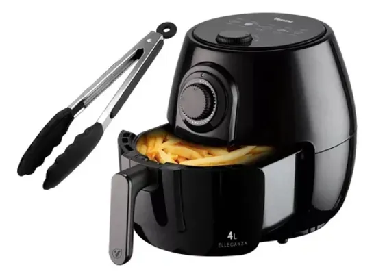 Fritadeira Elétrica Air Fryer 220v 4l Com Pegador Inox