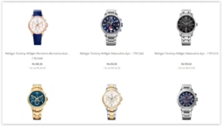 Relógios das mais variadas marcas.