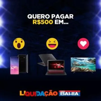 #OfertaMaisVotada Escolha um desses produtos para levar por 500 reais!
