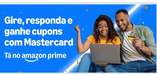 Roleta Amazon - Cupons de Desconto pagando com Mastercard