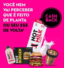 Cashback - 30 reais de volta em produtos notco