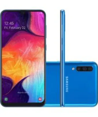(R$844 AME + CC Americanas) Samsung A50 128GB Azul