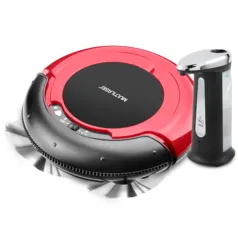 Aspirador De Pó Multilaser Robô 3 Em 1 Vermelho Bivolt + Dispenser de Sabão | R$378