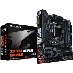 Placa Mãe LGA1151 Z370M Aorus Gaming DDR4 Gigabyte - R$678