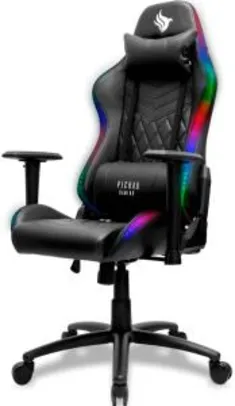 Saindo por R$ 800: Cadeira Gamer Pichau Vienna RGB Preta - R$800 | Pelando