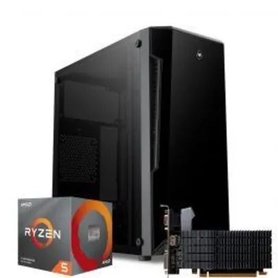 Computador Pichau Home, Ryzen 5 3600, Radeon R5 220 2GB, 8GB DDR4, SSD 128GB, 500W, Ares