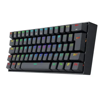 [Banqi 280] Teclado Mecânico Redra Draconic RGB Preto Switch Marrom