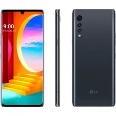  Smartphone LG Velvet Aurora Gray 128GB, 6GB RAM, Tela de 6.8, Câmera 