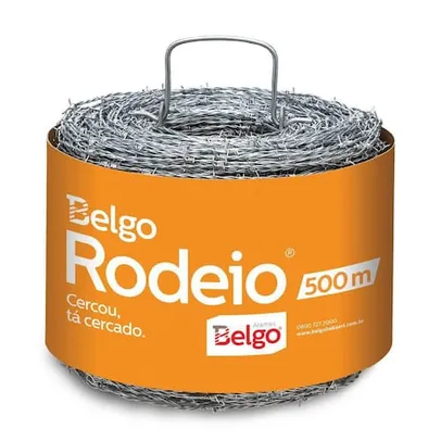 Arame Farpado Belgo Rodeio em promoção e com desconto. Entrega rápida em Arame Farpado. Promoção imperdível! Vem cá!