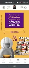 Compre 32 caixas de cápsulas e ganhe a máquina Mini Me | R$736