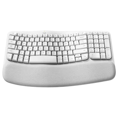 Teclado Sem fio WAVE KEYS Branco - Logitech 