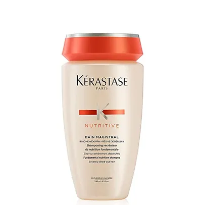 Kérastase Shampoo Nutritive Bain Magistral, Cabelos ressecados, Nutrição, Complexo Irisome, Resina de Benjoim, Ceramidas, 250 ml