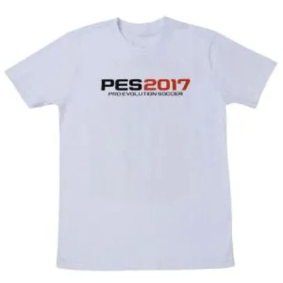 Camiseta Exclusiva PES 2017 - Branca por R$ 5