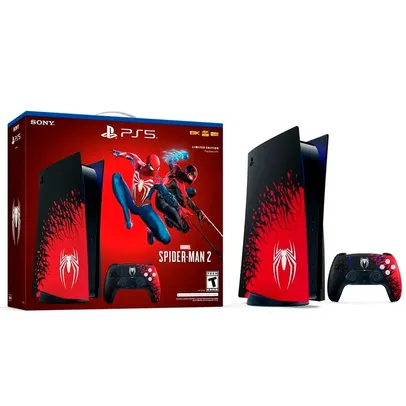 Console Sony Playstation 5, SSD 825GB, Marvel's Spider-Man 2 Limited Edition - CFI-1214AZ2X