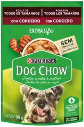 [PRIME] - Ração Úmida para Cães Adultos Cordeiro ao Molho 100g R$1,87