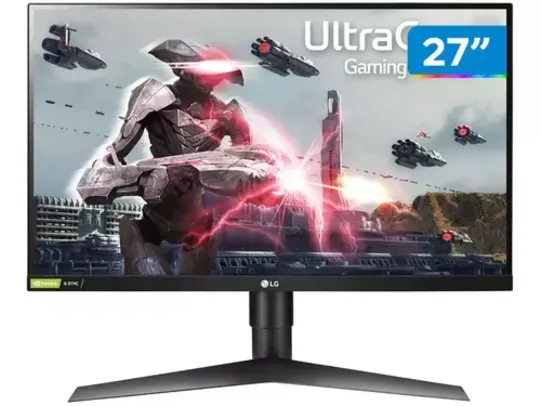 Monitor LG UltraGear 27" 144Hz Full HD - 27GL650F-B