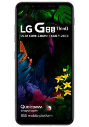 Smartphone LG G8S ThinQ Branco Tela 6.2" OLED 128GB 6GB de RAM Câmera Tripla 12MP 13MP e 12MP