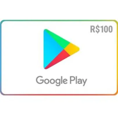 Gift Card Digital Google Play R$ 100 + Bônus de R$ 400 em itens do Clash of Clans