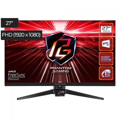 Monitor ASRock Phantom Gaming PG27FF1A, 27 Pol, Full HD, 1ms, 165Hz, IPS, HDR, FreeSync, HDMI/DP