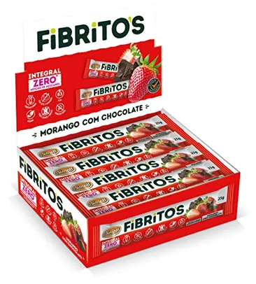 [PRIME] Fibritos Morango com Chocolate Zero (15X25G)