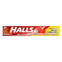 Bala Halls cereja sem glúten 28 g 