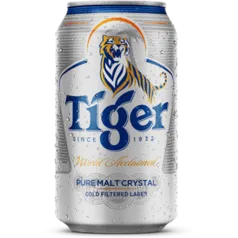 Cerveja Tiger Lager Puro Malte Lata 350ml