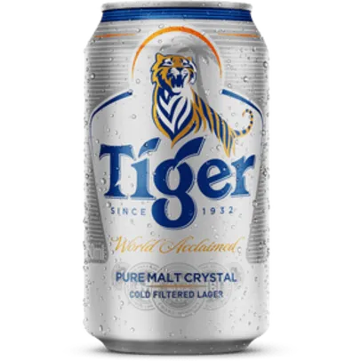 Cerveja Tiger Lager Puro Malte Lata 350ml