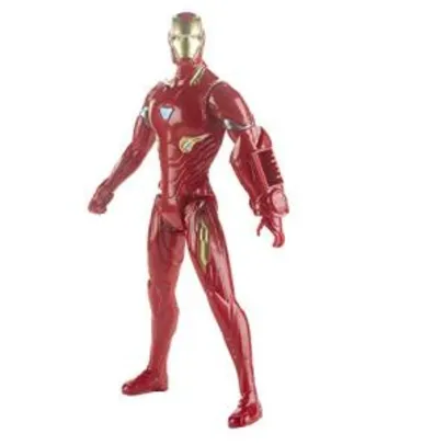 Boneco Titan Hero 2.0 Homem De Ferro, Avengers, Vermelho/amarelo | R$53