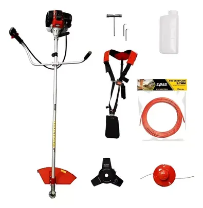 Roçadeira Gasolina Toyama Rt52l 2hp 52cc Kit Fio De Nylon