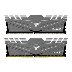 MEMORIA 16GB (2X8) DDR4 3600MHZ CL18 TEAM GROUP T-FORCE DARK Z CINZA, TDZGD416G3600HC18JDC01