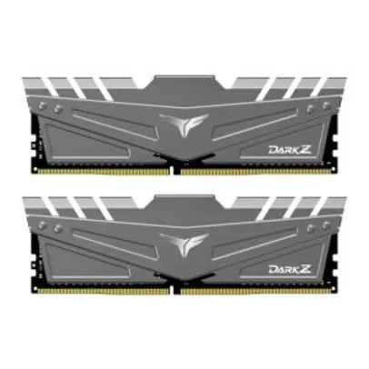 MEMORIA 16GB (2X8) DDR4 3600MHZ CL18 TEAM GROUP T-FORCE DARK Z CINZA, TDZGD416G3600HC18JDC01