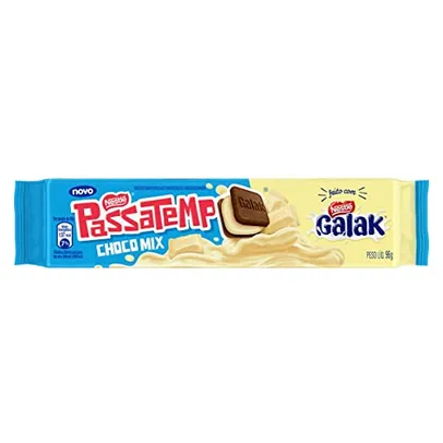 (RECORRENCIA) Biscoito Passatempo Recheado Chocolate Galak 96G