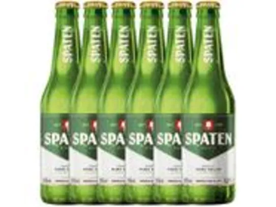 [Leve 5 pague 4 + Mgpay] Cerveja Spaten Puro Malte Munich Helles Lager 6 unidades 