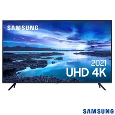 Samsung Smart TV UHD 4K 70" com Processador Crystal 4K, Controle Único, Alexa Built in e Wi-Fi - 70AU7700 | R$4.499