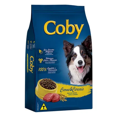 Ração para Cachorro Adulto Coby Carne &amp; Cereais 10,1 Kg