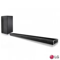 Soundbar LG com 2.1 Canais, 300W e Subwoofer Wireless SK4D R$ 598