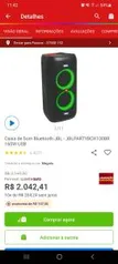 [CLIENTE OURO] Caixa de Som Bluetooth JBL PARTYBOX100 | R$1892