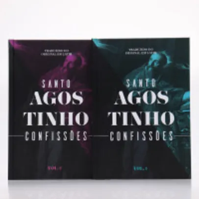 Box 2 Livros | Confissões | Capa Dura | Santo Agostinho