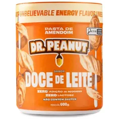 Pasta de Amendoim Sabor Doce de Leite  - Com Whey Protein 600g -  Dr Peanut