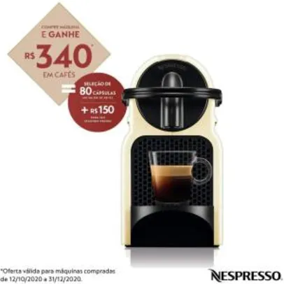 R$ 340 em cápsulas Nespresso = 80 cápsulas