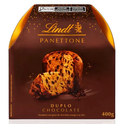 [LV 2 PG 1 R$ 53 cada] Panettone Lindt Gotas Duplo Chocolate 400 g